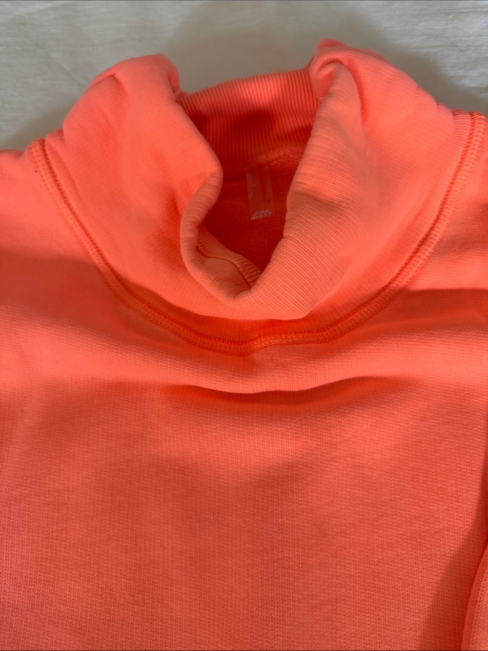 FP Movement by Free People Neon Coral Pullover Sweatshirt - Picture 3 of 4